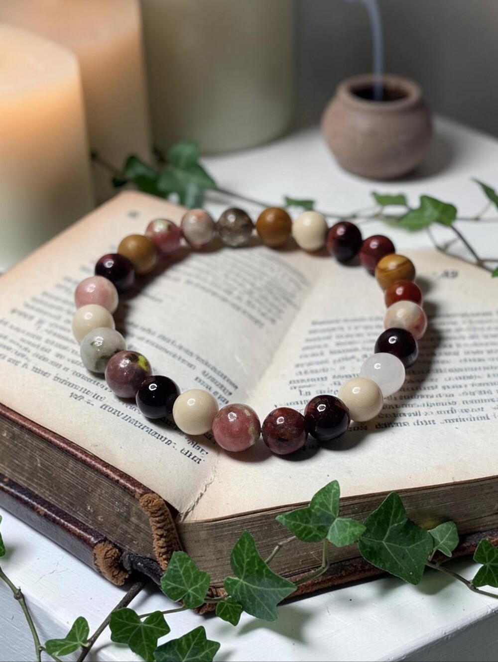 New Awakenings Multicolor Stone Bead Stretch Bracelet - Women Jewelry